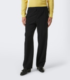 The Row Pascale wool twill wide-leg pants