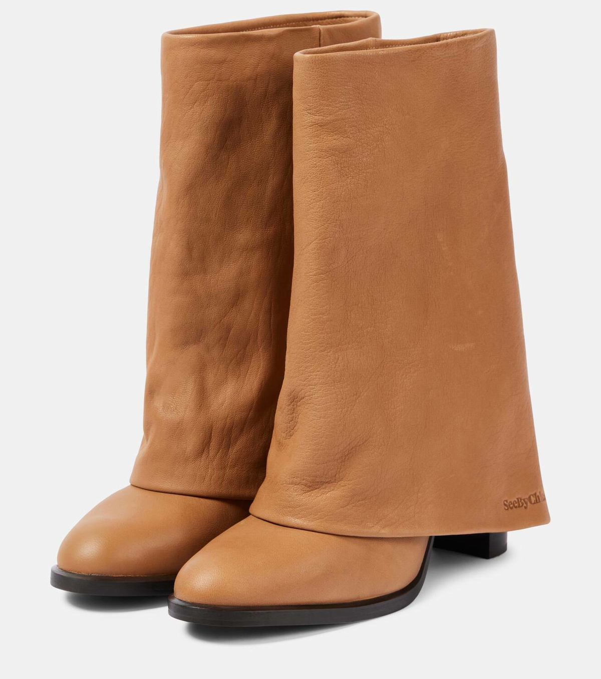 See By Chloé Melia 90 leather boots