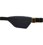 TOM FORD - Leather-Trimmed Canvas Belt Bag - Blue