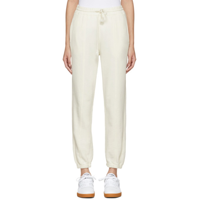 Photo: Helmut Lang Off-White Seamed Lounge Pants