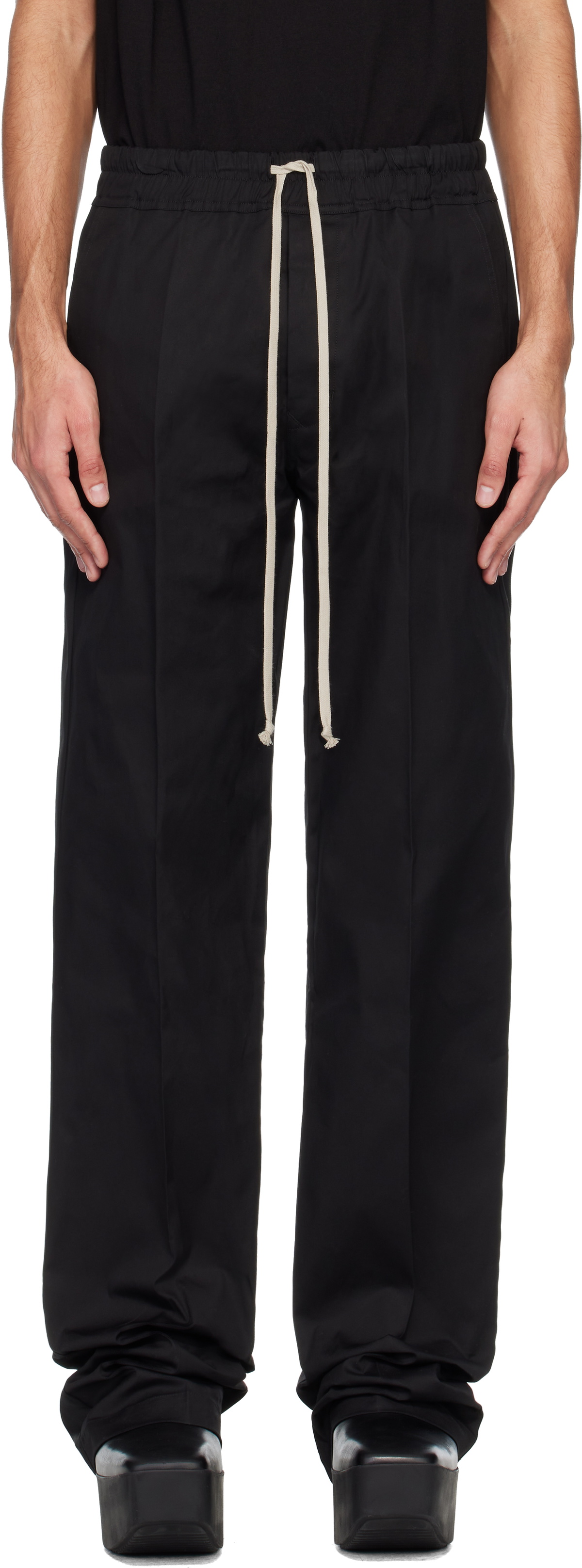 Rick Owens Black Bauhaus Bela Cargo Pants Rick Owens