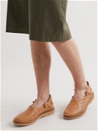 Yuketen - Leo Woven Leather Sandals - Brown
