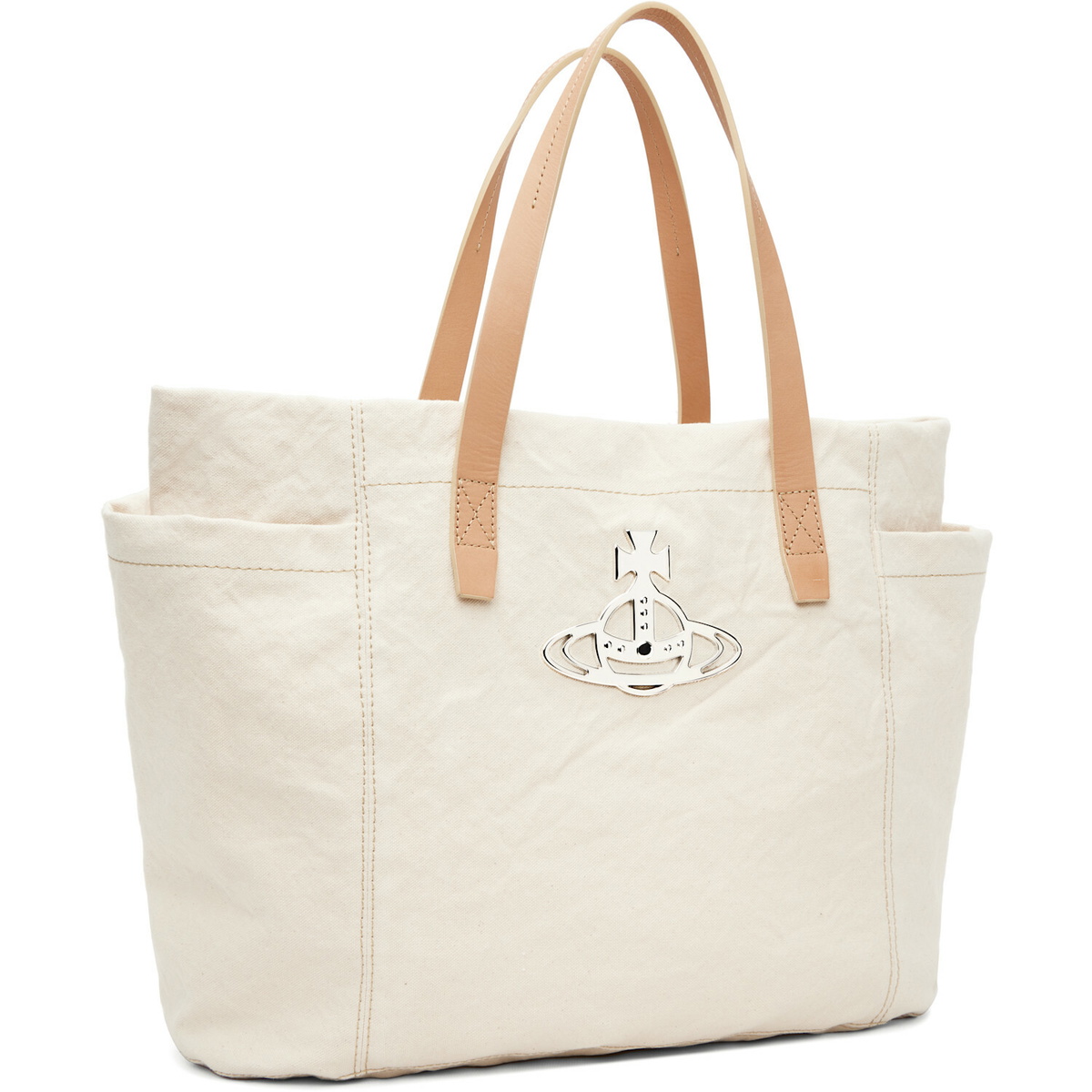 Vivienne Westwood Beige Henry Medium Tote