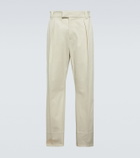 Loro Piana Reinga cotton-blend gabardine pants