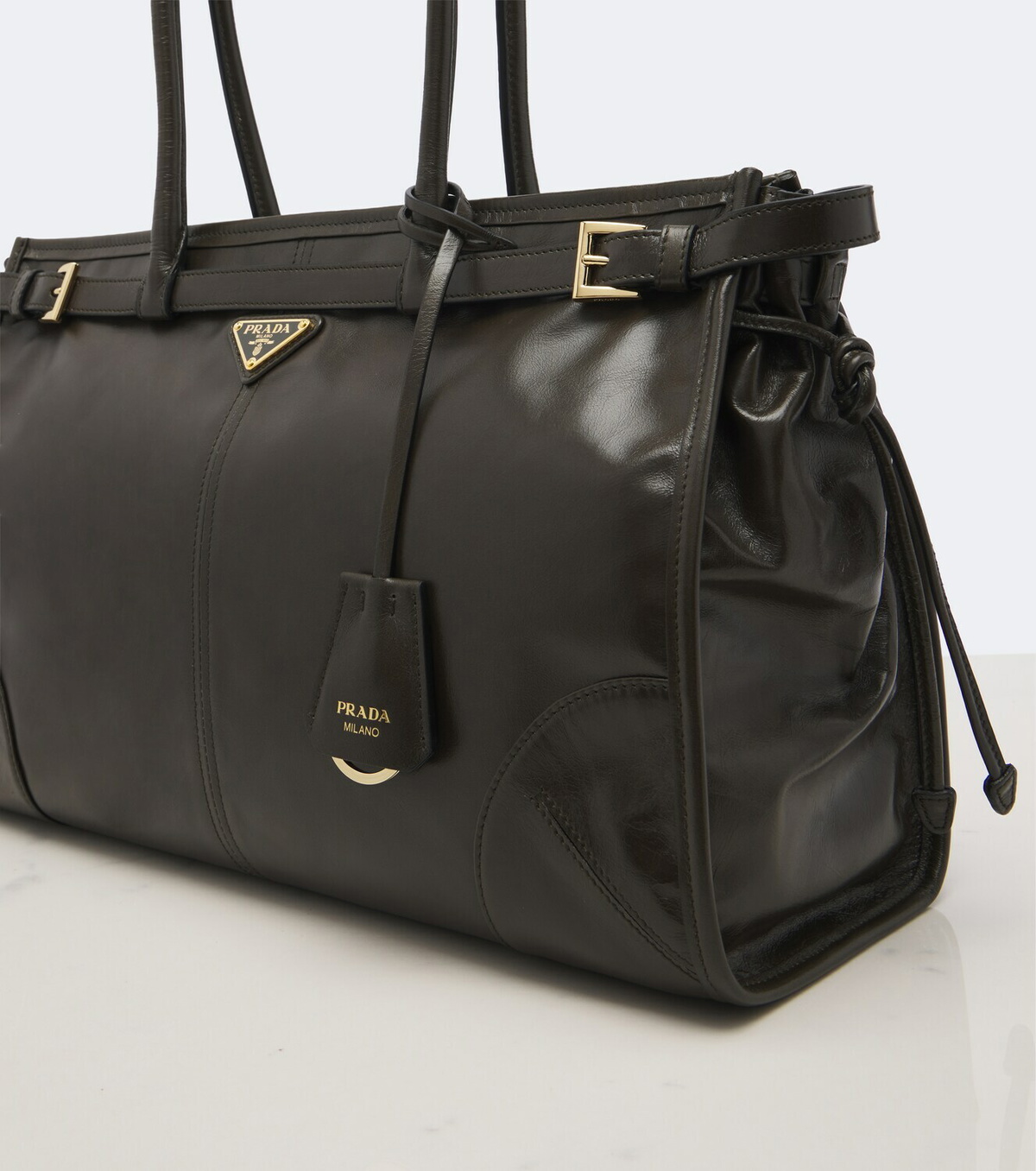 Prada Prada Bonnie Large leather shoulder bag