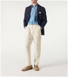 Kiton Cashmere, silk, and linen tuxedo jacket
