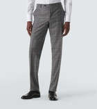 Canali Prince of Wales checked wool suit