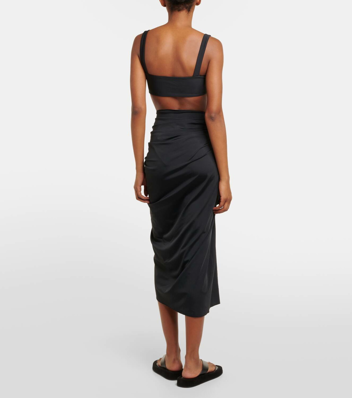 Jade Swim Nyla Long beach cover-up
