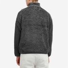 Pop Trading Company Men's Arch Logo Half Zip Fleece in Charcoal