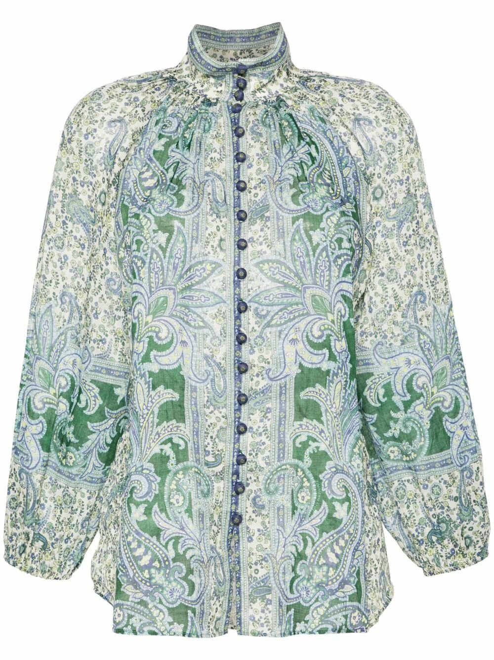 【ZIMMERMANN】ラッフル付き ペイズリープリント Illuminate Drawn Mini Dress Dancing Floral Online | Zimmermann