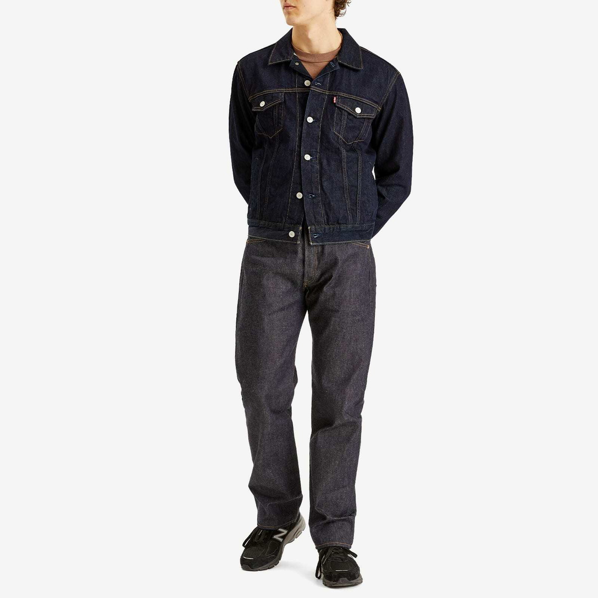 Levi's Men's Red Tab Trucker Jacket in Thriller Selvedge Resin