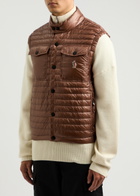 Moncler Grenoble Day-Namic Ollon Quilted Shell Gilet Orange