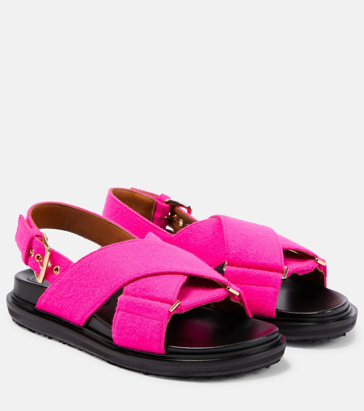 MARNI(マルニ)☆レディース FUSSBETT SANDALS_PINK CANDY Marni - Fussbett felt sandals Marni