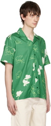 Saturdays NYC Green Sig Zane Edition Canty Mānoa Shirt