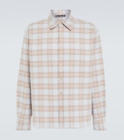 Acne Studios - Checked cotton seersucker shirt