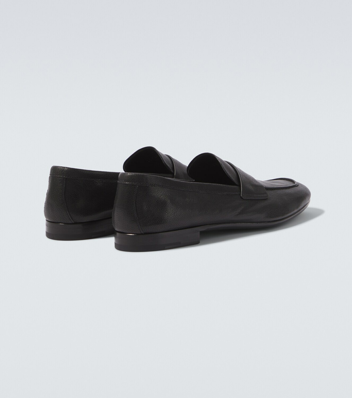 Prada Leather penny loafers