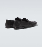 Prada Leather penny loafers
