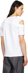 Steven Passaro White Cutout T-Shirt