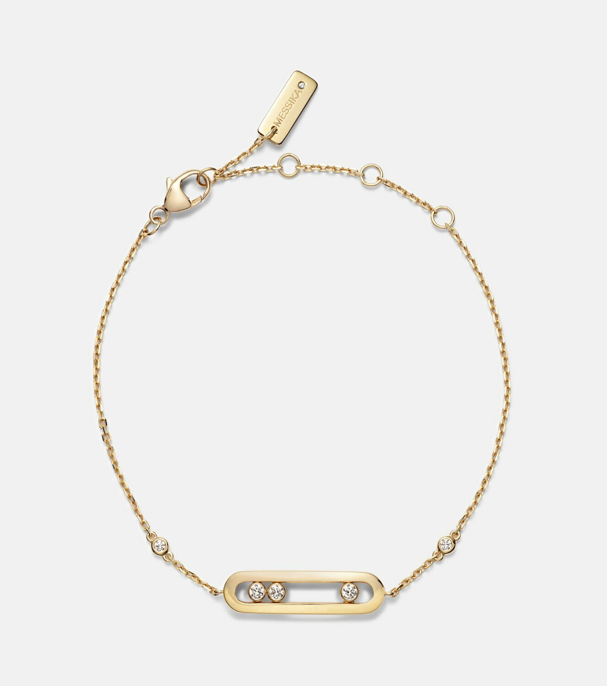 Messika Baby Move 18kt gold bracelet with diamonds