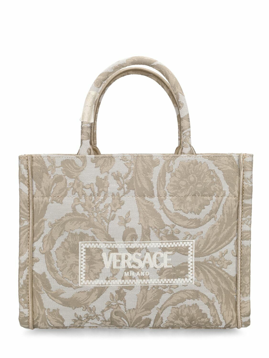 VERSACE - Small Barocco Jacquard Tote Bag Versace