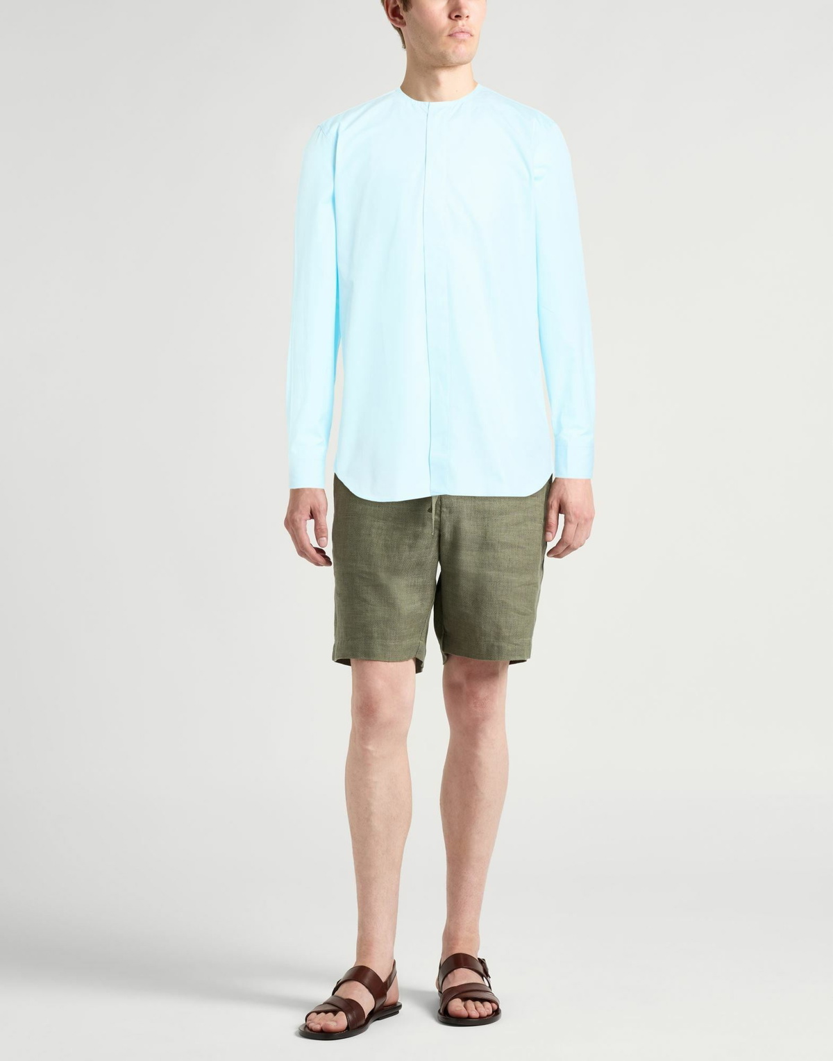 Lardini Mens Shirt Sky in Blue