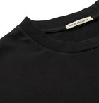 Nudie Jeans - Rudi Garment-Dyed Organic Cotton-Jersey T-Shirt - Black