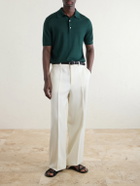 TOM FORD - Cashmere and Silk-Blend Polo Shirt - Green