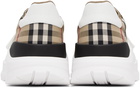 Burberry Beige Vintage Check Sneakers