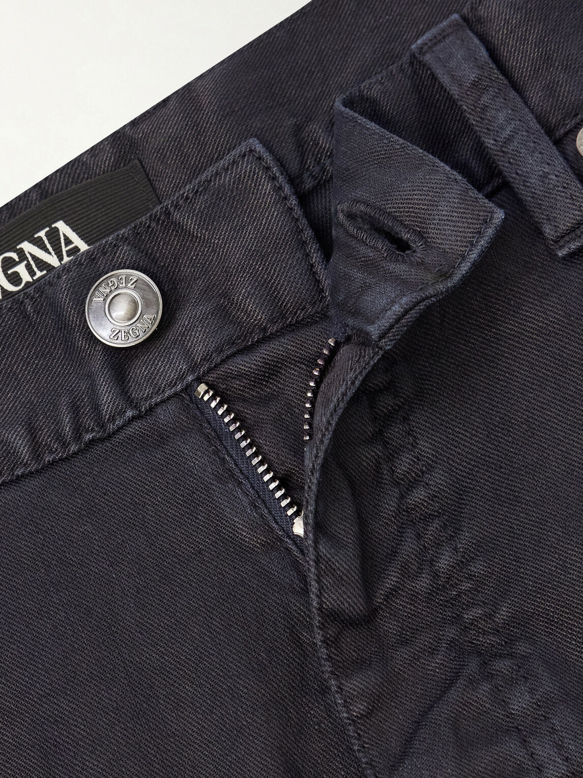 Zegna - Straight-Leg Linen and Cotton-Blend Jeans - Blue