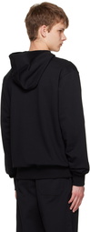 Helmut Lang Black Printed Hoodie