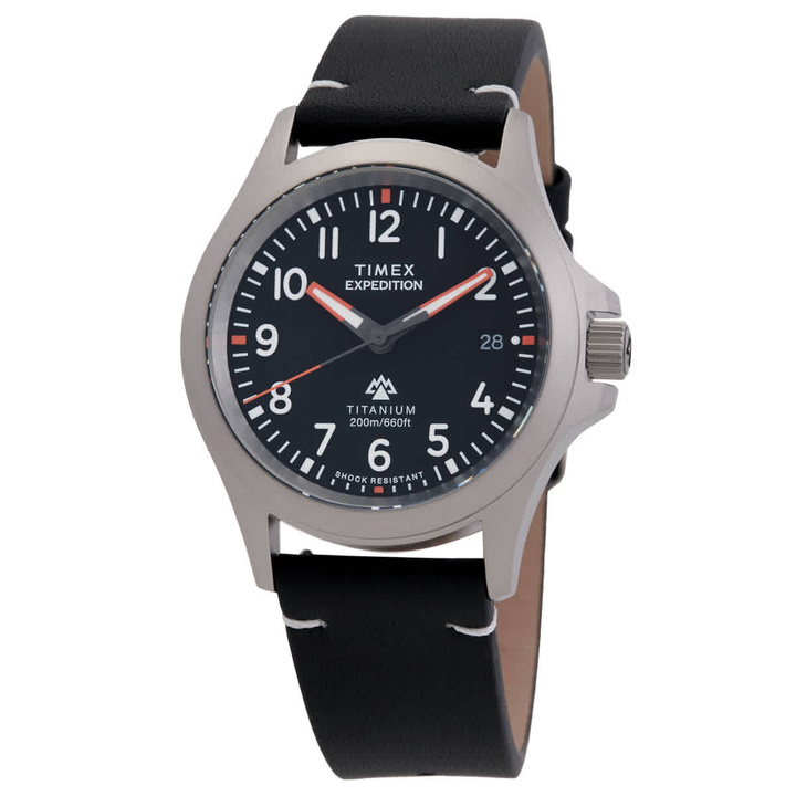 Photo: Timex Expedition Quartz Black Dial Mens Watch TW2W78000VQ
