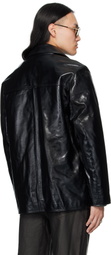MMIC Black Boulevard Leather Jacket