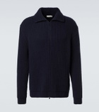 The Row Hornby cashmere zip-up cardigan