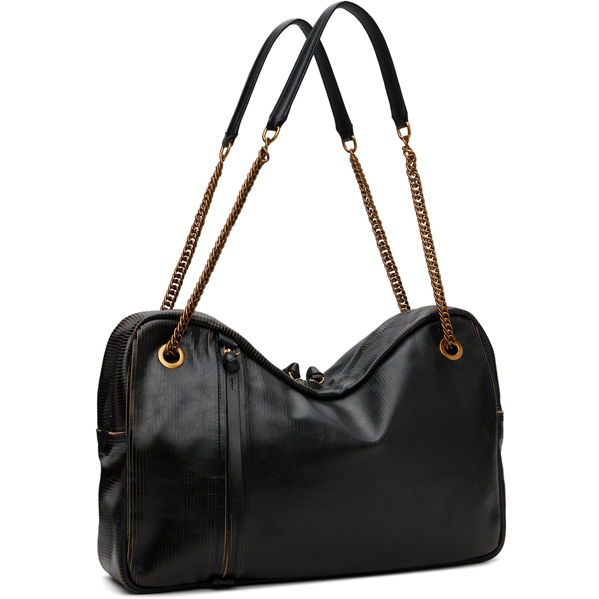 Vivienne Westwood Black Dolce Large Shoulder Bag