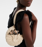 Poupette St Barth Praia Small crochet shoulder bag
