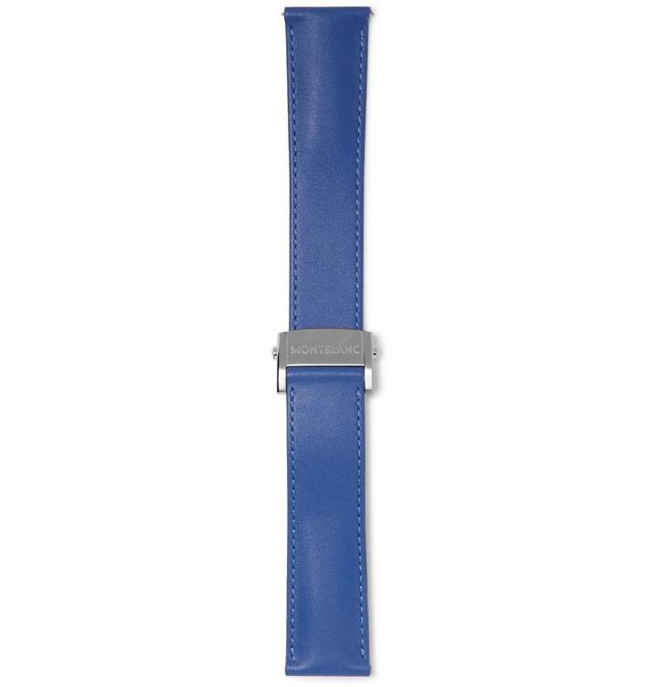 Photo: Montblanc - Summit Leather Watch Strap - Blue