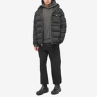 Moncler Men's Monogrammed Popover Hoody in Grey