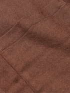 Club Monaco - Cotton-Flannel Shirt - Brown