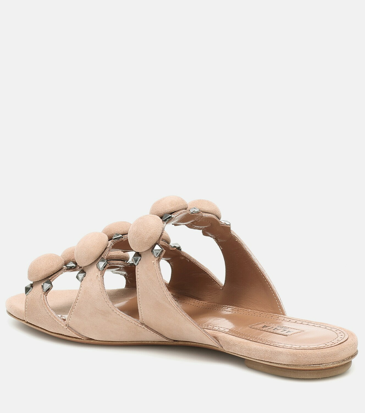 Alaïa Bombe suede slides