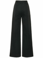 DEVEAUX Lizzy Cotton Twill Wide Leg Pants