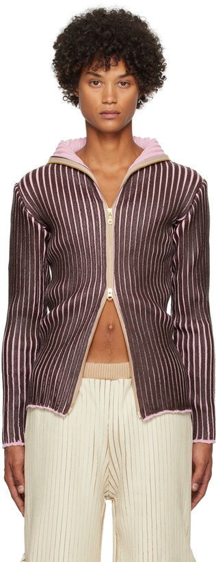 Photo: Stanley Raffington SSENSE Exclusive Brown & Pink Sweater