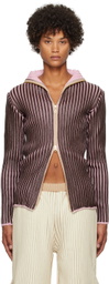 Stanley Raffington SSENSE Exclusive Brown & Pink Sweater