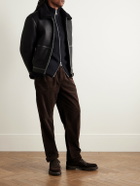 S.N.S. Herning - Virgin Wool Zip-Up Cardigan - Blue