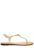 Giuseppe Zanotti Hobby 10 Crystal-embellished Leather Sandals Gold