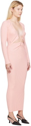 WYNN HAMLYN Pink Linda Maxi Dress