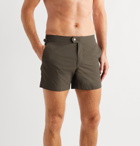 TOM FORD - Slim-Fit Mid-Length Swim Shorts - Green