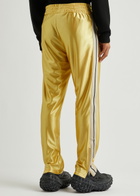 Moncler Genius 8 Moncler Palm Angels Satin-jersey Track Pants, Yellow