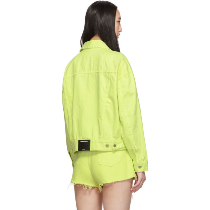 Alexander Wang Yellow Denim Game Jacket Alexander Wang
