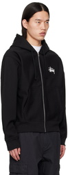 Stüssy Black Zip Hoodie