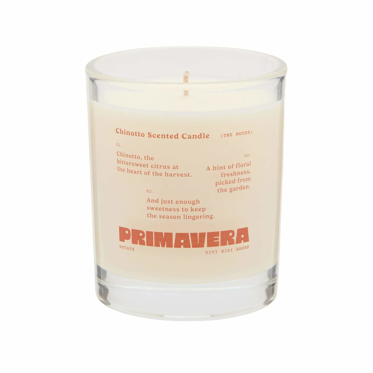 Earl of East x Primavera Estate Candle - Bitter Orange 